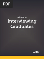 Interviewing Graduates