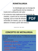 PIROMETALURGIA