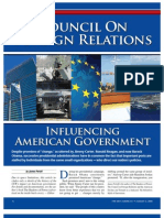 Council On Foreign Relations Influencing American Government