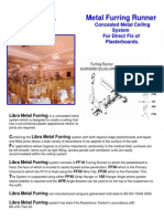 Technical Data For Libra Metal Furring Runner PDF