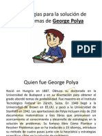 Estrategias para La Solución de Problemas de George Polya