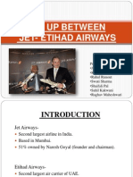 Tie-Up Between Jet - Etihad Airways