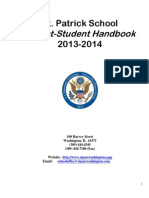 ST Patrick Parent-Student Handbook - 2013-2014 Final Draft