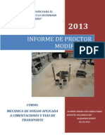 Informe de Proctor Modificado