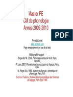 CM Phonologie