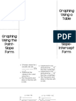 LT15 Graphing Linear Functions Foldable