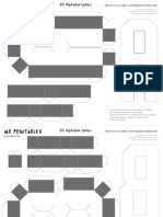 Mrprintables 3d Alphabet Templates A To M