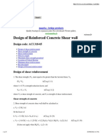 Shear Wall Design PDF