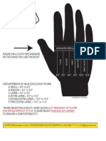 MEASURE HERE (All The Way Around) : When Selecting A Multi-Lined Glove (OR) Please Select To Ensure A Comfortable Fit