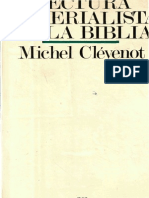 CLÉVENOT, Michel, Lectura Materialista de La Biblia (BEB 22, Salamanca 1978)