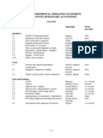 Governmental Operating Statement Accounts Budgetary Accounting