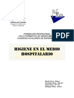 Hig. Higiene en El Medio Hospitalario