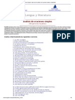 El Velero Digital - Ejercicios de Análisis de Oraciones Simples y Compuestas