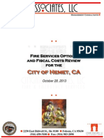 Hemet Fire Services Final Report