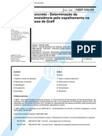 NBR NM 68 - 1998 - Concreto - Determinacao Da Consistencia Pelo Espalhamento Na Mesa de Graff - 1998