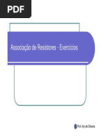 Associao de Resistores Exerccios