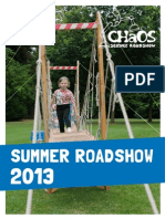 CHaOS Hands-On Science Summer Roadshow Report 2013