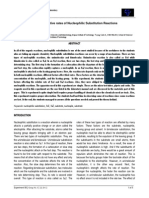 Factors Affecting The Relative Rates of Nucleophilic Substitution Reactions