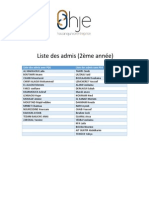 Liste Des Admis