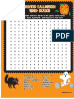 Halloween Word Search