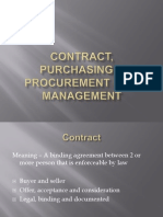 Contract, Purchasing & Procurement Risk Management