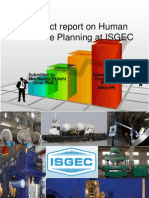 A Project Report On Human Resource Planning at ISGEC