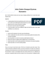 Pendulum Underdamped System