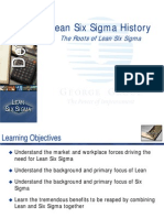 Lean Six Sigma History