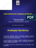 Instrumentos de Avaliação