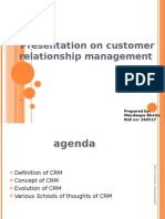 Presentation On Customer Relationship Management