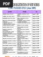 June 2009 Cebu Schedule Only