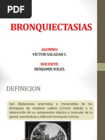 Bronquiectasias y Hemoptisis.