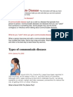 Communicable Disease: Types of Communicale Diseases