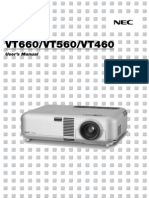 NEC VT660 User Manual PDF