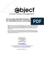 Re-Inventing Embedded Database Technology For Embedded Systems and Intelligent Devices