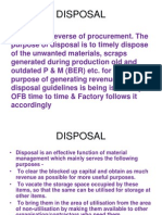 DISPOSAL