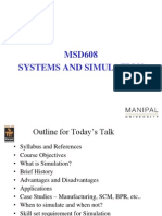 MSD608 Systems and Simulation