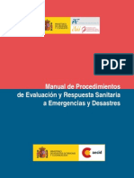 Manual Procedimientos de Evaluacion y Respuesta Sanitaria A Emergencias y Desastres