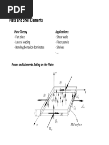 Plate Theory Slides From WEB PDF