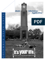 Undergraduate Admission Application