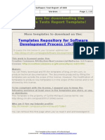 Software Test Report Template