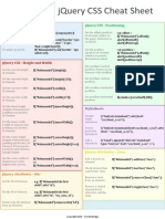 Jquery - CSS Cheat Sheet