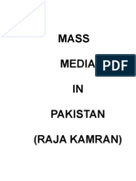 Mass Media in Pakistan by Raja Kamran