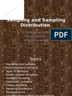 Sampling and Sampling Distribution