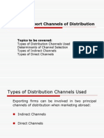 4.export Channels of Distribution