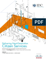 Smart City Citizens Services by IDC & CIsco