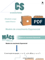 Modelo de Crescimento Exponencial