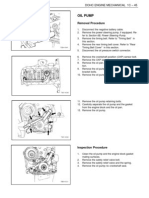 Oil Pump: Removal Procedure