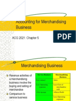 Accounting For Merchandising Business ACG 2021 Module 5