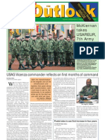 Outlook Newspaper, 20 Deember 2005, United States Army Garrison Vicenza, Italy